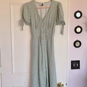 Universal Thread Midi Dress Tie Sleeves